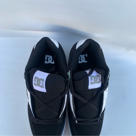 New DC shoes Men’s PURE  Black/ White/ GUM (BW6) Size 9  300660 - Picture 9 of 15